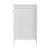 Artiss Gustav White Bedside Cabinet - E1 MDF, 48x38x53.5cm, Smooth Drawer & Sturdy Legs, Ample Storage, Easy Assembly