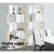 Artiss 5-Tier Bookshelf RITA - White & Oak Display Shelf, Sturdy Particle Board, 80x30x180cm, Home/Office Storage