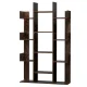 Artiss Tree-Shaped Bookshelf, 12mm Particle Board, Walnut, 86x25x140cm, Industrial Style, Easy Assembly, 1-Year Warranty
