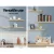 Artiss Floating Wall Shelf Set, Honeycomb Board, Oak, 40/60/80cm, Stylish Space-Saving Display for Home & Office