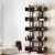 Artiss Walnut 5-Tier Bookshelf: E1 Particle Board & Metal Frame, 20kg/Shelf, 80x31x182cm, Anti-Tip Kit Included