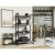 Artiss Bookshelf 4 Tiers, Engineered Wood & Metal, 70.5x30x125cm, Black & Oak, Modern Display Shelf, Durable & Stylish Artiss Bookshelf 4 Tiers, Engineered Wood & Metal, 70.5x30x125cm, Black & Oak, Modern Display Shelf, Durable & Stylish