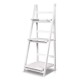 Artiss ZANE White 3-Tier Ladder Bookshelf: Freestanding or Wall-Mounted, Sleek Design, Eco-Friendly Finish Artiss ZANE White 3-Tier Ladder Bookshelf: Freestanding or Wall-Mounted, Sleek Design, Eco-Friendly Finish