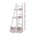 Artiss ZANE White 3-Tier Ladder Bookshelf: Freestanding or Wall-Mounted, Sleek Design, Eco-Friendly Finish