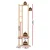 Artiss Bamboo Clothes Rack Airer Coat Stand, 3-in-1, 38x30x155cm, Sturdy Bamboo with Hanging Rail & Storage Shelf