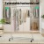 Artiss Heavy-Duty Clothes Rack - Adjustable Metal Coat Stand with 360° Swivel Casters, Collapsible for Easy Storage