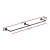 Artiss Clothes Rack, Metal, Black, 175x27x9cm, Wall-Mounted, Space-Saving, Durable, Easy Assembly, 1-Year Warranty