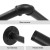 Artiss Clothes Rack, Metal, Black, 175x27x9cm, Wall-Mounted, Space-Saving, Durable, Easy Assembly, 1-Year Warranty