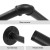 Artiss Clothes Rack, Metal, Black, 175x27x9cm, Wall-Mounted, Space-Saving, Durable, Easy Assembly, 1-Year Warranty