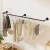 Artiss Clothes Rack, Metal, Black, 175x27x9cm, Wall-Mounted, Space-Saving, Durable, Easy Assembly, 1-Year Warranty