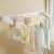Artiss Wall-Mounted Clothes Drying Rack, Foldable & Space-Saving, 5 Stainless Steel Rods, 100x50cm, White & Silver