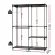 Artiss 181cm Wardrobe Clothes Rack with Sturdy Metal Frame, 3 Hanging Rods & 4 Shelves for Ample Storage Space