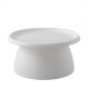 Artiss Coffee Table, Round Plastic, 71CM, White, British Style, Easy Assembly, Sophisticated Design, 1-Year Warranty Artiss Coffee Table, Round Plastic, 71CM, White, British Style, Easy Assembly, Sophisticated Design, 1-Year Warranty