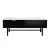 Artiss Coffee Table, Particleboard & Metal, Black, 110x59x42cm, Marble Design, Storage Shelf & Drawers, Modern Style