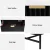 Artiss Coffee Table, Particleboard & Metal, Black, 110x59x42cm, Marble Design, Storage Shelf & Drawers, Modern Style