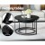 Artiss Tika Nesting Coffee Table Set of 2 - Faux Marble, E1 Grade MDF, Black, 80cm/60cm, Easy Assembly, 50kg Capacity Artiss Tika Nesting Coffee Table Set of 2 - Faux Marble, E1 Grade MDF, Black, 80cm/60cm, Easy Assembly, 50kg Capacity
