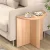 Artiss Coffee Table, Particleboard, Pine, 48CM, Semi-circle, Scandi Style, Durable, Easy Assembly, Child Safe