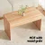 Artiss Coffee Table, MDF, 100cm, Pine, Fluted Sides, Wood Grain, Easy Assembly, Stylish & Practical Design