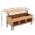 Artiss Lift Top Coffee Table, E1 Particle Board, Oak, 100x50x46cm, Dual-Function, Spacious Storage, Easy Assembly