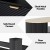 Artiss Coffee Table with Drawers and Shelf, 110cm Wood and Black, Fluted Design, MDF, Metal Handles, Modern Style