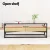 Artiss Modern Pine Coffee Table with 2 Drawers, Glass Top & Metal Frame - Sleek, Durable & Easy Assembly