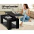 Artiss Black Lift-Top Coffee Table with Hidden Storage, 98x50x42cm, Sturdy Particle Board, Anti-Scratch Pads