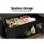 Artiss Black Lift-Top Coffee Table with Hidden Storage, 98x50x42cm, Sturdy Particle Board, Anti-Scratch Pads