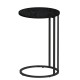 Artiss Emma Black Round Coffee Table - Industrial Style, Durable & Space-Saving Side Table with 20KG Capacity Artiss Emma Black Round Coffee Table - Industrial Style, Durable & Space-Saving Side Table with 20KG Capacity