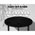 Artiss Emma Black Round Coffee Table - Industrial Style, Durable & Space-Saving Side Table with 20KG Capacity