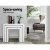 Artiss Glossy White Nesting Coffee Table Set of 3 - High Gloss PU & UV Lacquer, Scratch Resistant, Easy Assembly
