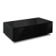 Artiss Coffee Table, Particle Board, Black, 95x60x31cm, 4 Drawers, Modern Design, UV High-Gloss Finish, Easy Assembly Artiss Coffee Table, Particle Board, Black, 95x60x31cm, 4 Drawers, Modern Design, UV High-Gloss Finish, Easy Assembly