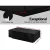 Artiss Coffee Table, Particle Board, Black, 95x60x31cm, 4 Drawers, Modern Design, UV High-Gloss Finish, Easy Assembly