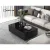 Artiss Coffee Table, Particle Board, Black, 95x60x31cm, 4 Drawers, Modern Design, UV High-Gloss Finish, Easy Assembly