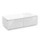 Artiss Coffee Table, Particle Board, White, 95x60x31cm, 4 Drawers, UV High-Gloss Finish, Modern Living Room Furniture