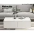 Artiss Coffee Table, Particle Board, White, 95x60x31cm, 4 Drawers, UV High-Gloss Finish, Modern Living Room Furniture