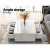 Artiss Coffee Table, Particle Board, White, 95x60x31cm, 4 Drawers, UV High-Gloss Finish, Modern Living Room Furniture