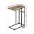 Artiss Side Table, Particle Board & Steel, 47x27x64cm, Wood & Black, Industrial Style, Space-Saving & Sturdy Design