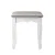 Artiss Dressing Table Stool, Velvet Fabric, 37x27x45cm, Grey - Elegant French Provincial Design, Comfortable Seating