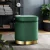 Artiss Green Velvet Ottoman Footstool with Storage - Elegant Tufted Design, Sturdy Build, 40x40x45cm, Multi-Functional