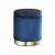 Artiss Navy Velvet Ottoman Storage Footstool - Round, Tufted, 40x40x45cm, Multi-Functional, Sturdy, 120kg Capacity