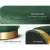 Artiss Velvet Ottoman Foot Stool - Round Green, Tufted Seat, Gold Ring Accents, 40x40x45cm, 120kg Capacity, No Assembly