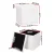 Artiss Janeska Ottoman Storage Footstool - White Boucle Fabric, Versatile Seating & Hidden Storage Solution