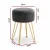 Artiss Ottoman Storage Foot Stool, Grey Velvet, Round, Reversible Table Lid, MDF Frame, Metal Legs, 32x32x46cm