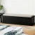 Artiss 140cm Fluted Black Storage Ottoman Blanket Box - Faux Linen Upholstery, Hinged Lid, Multi-functional Seating