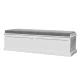 Artiss 140cm Fluted Grey Storage Ottoman Blanket Box - Faux Linen Upholstery, Hinged Lid, MDF Frame, 300kg Capacity