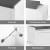 Artiss 140cm Fluted Grey Storage Ottoman Blanket Box - Faux Linen Upholstery, Hinged Lid, MDF Frame, 300kg Capacity