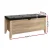 Artiss Oak Leather Storage Ottoman Blanket Box - Chic, Durable Seating & Ample Storage for Modern Homes