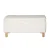 Artiss 99cm White Storage Ottoman Blanket Box - Premium Boucle Fabric, 300kg Seat Capacity, Ample Storage, Easy Assembly