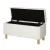 Artiss 99cm White Storage Ottoman Blanket Box - Premium Boucle Fabric, 300kg Seat Capacity, Ample Storage, Easy Assembly