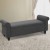 Artiss 125cm Grey Linen Storage Ottoman Blanket Box: Elegant Seating & Ample Storage with Solid Wood Construction